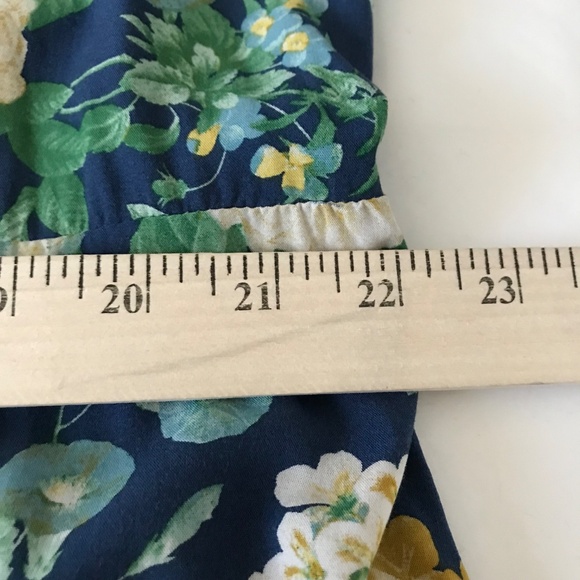 OLD NAVY Floral Maxi Slip Dress Navy Women’s Plus Size 3X - Picture 11 of 16